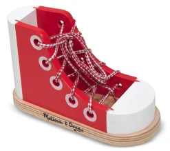 Wooden Lacing Shoe><noscript><img width=