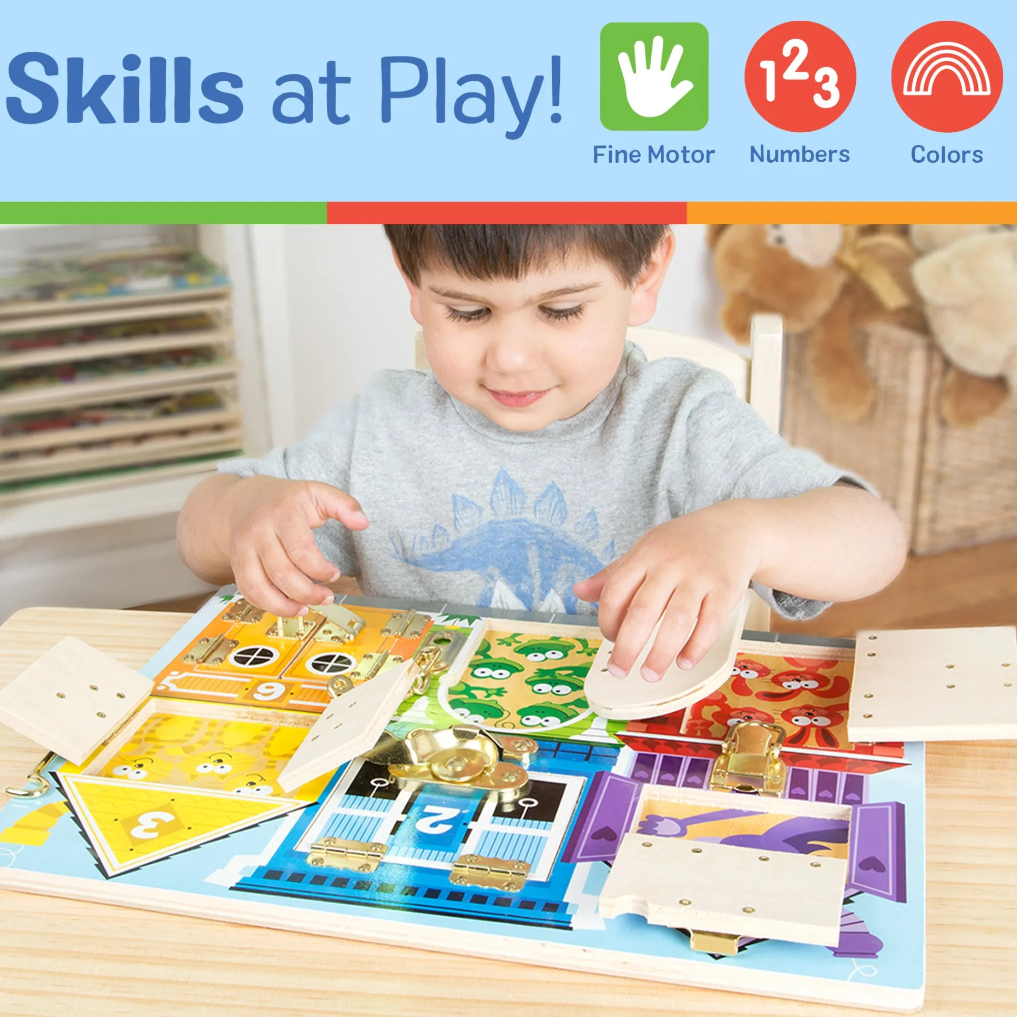 Wooden Latches Board>Melissa & Doug Best