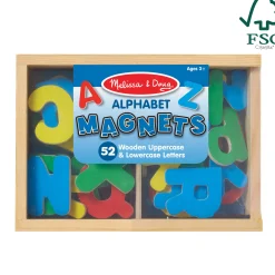 Wooden Letter Alphabet Magnets><noscript><img width=