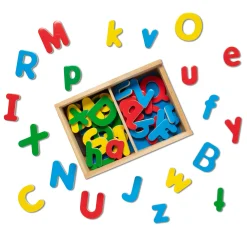 Wooden Letter Alphabet Magnets><noscript><img width=