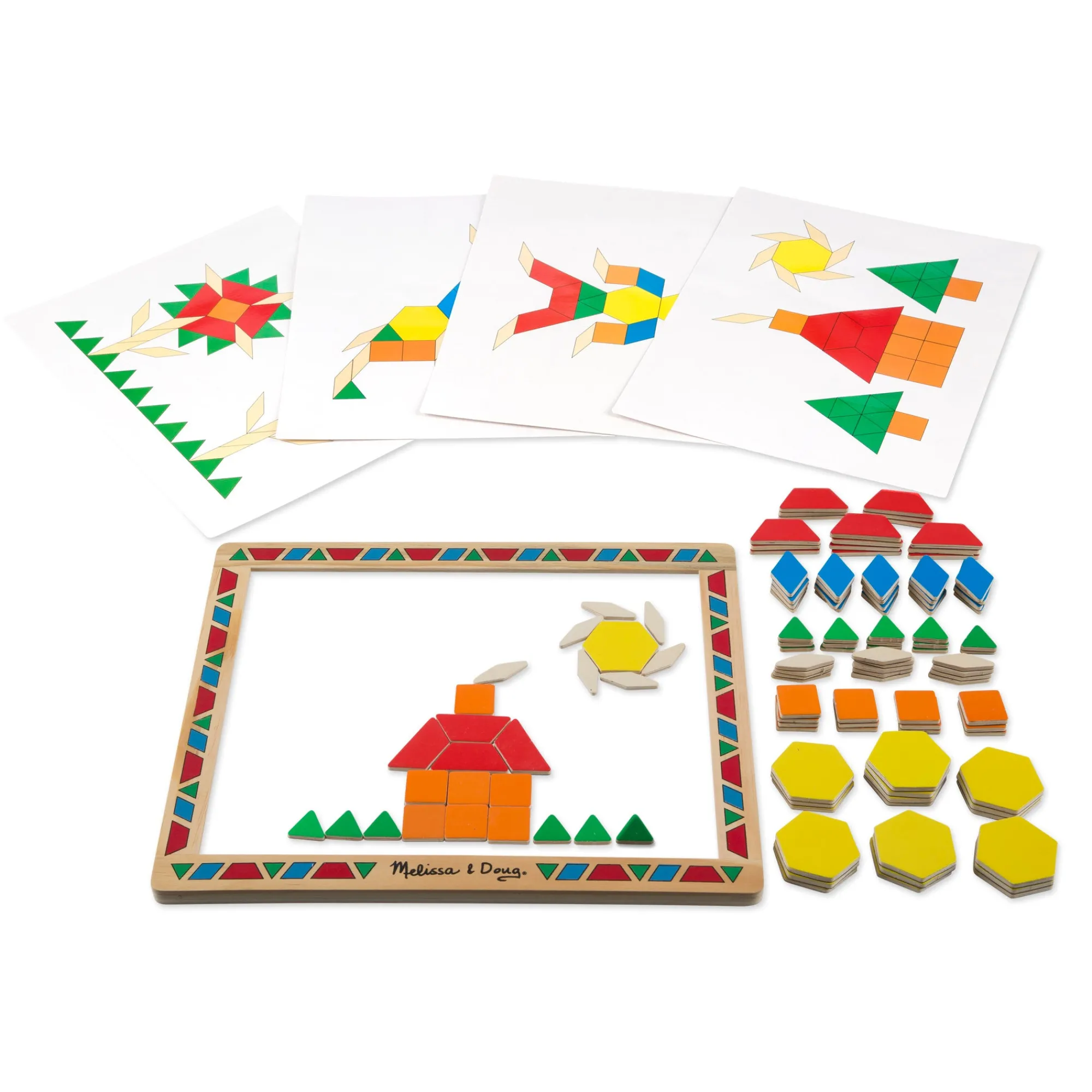 Wooden Magnetic Pattern Block Kit>Melissa & Doug Online