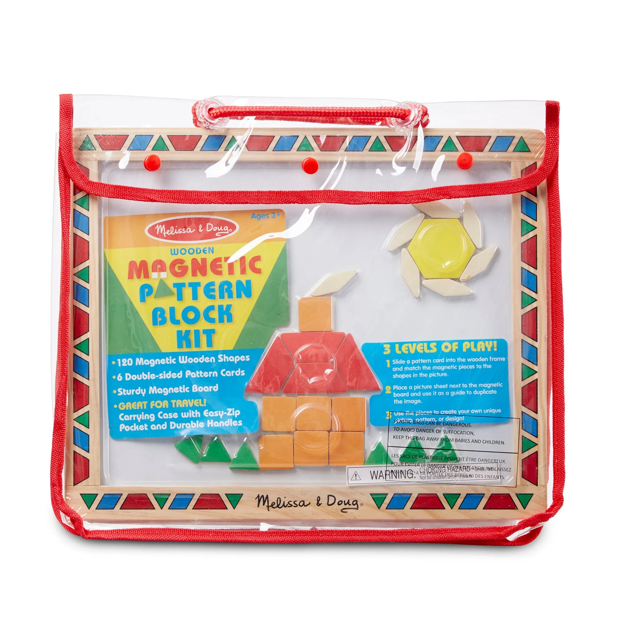 Wooden Magnetic Pattern Block Kit>Melissa & Doug Online