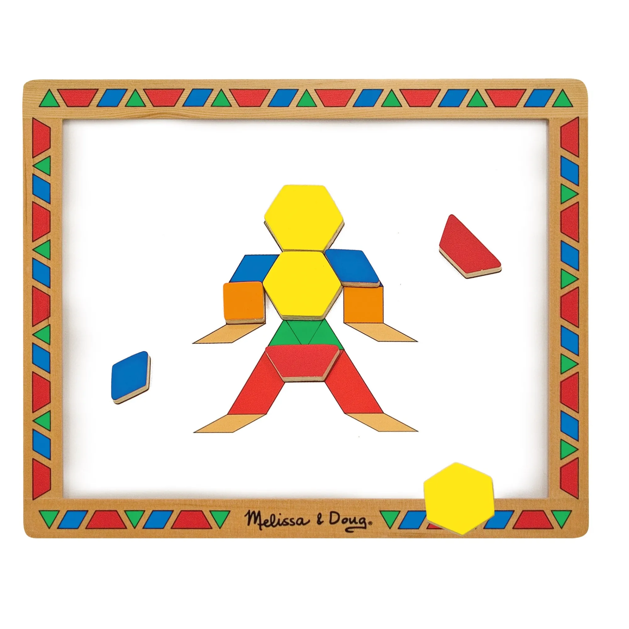 Wooden Magnetic Pattern Block Kit>Melissa & Doug Online