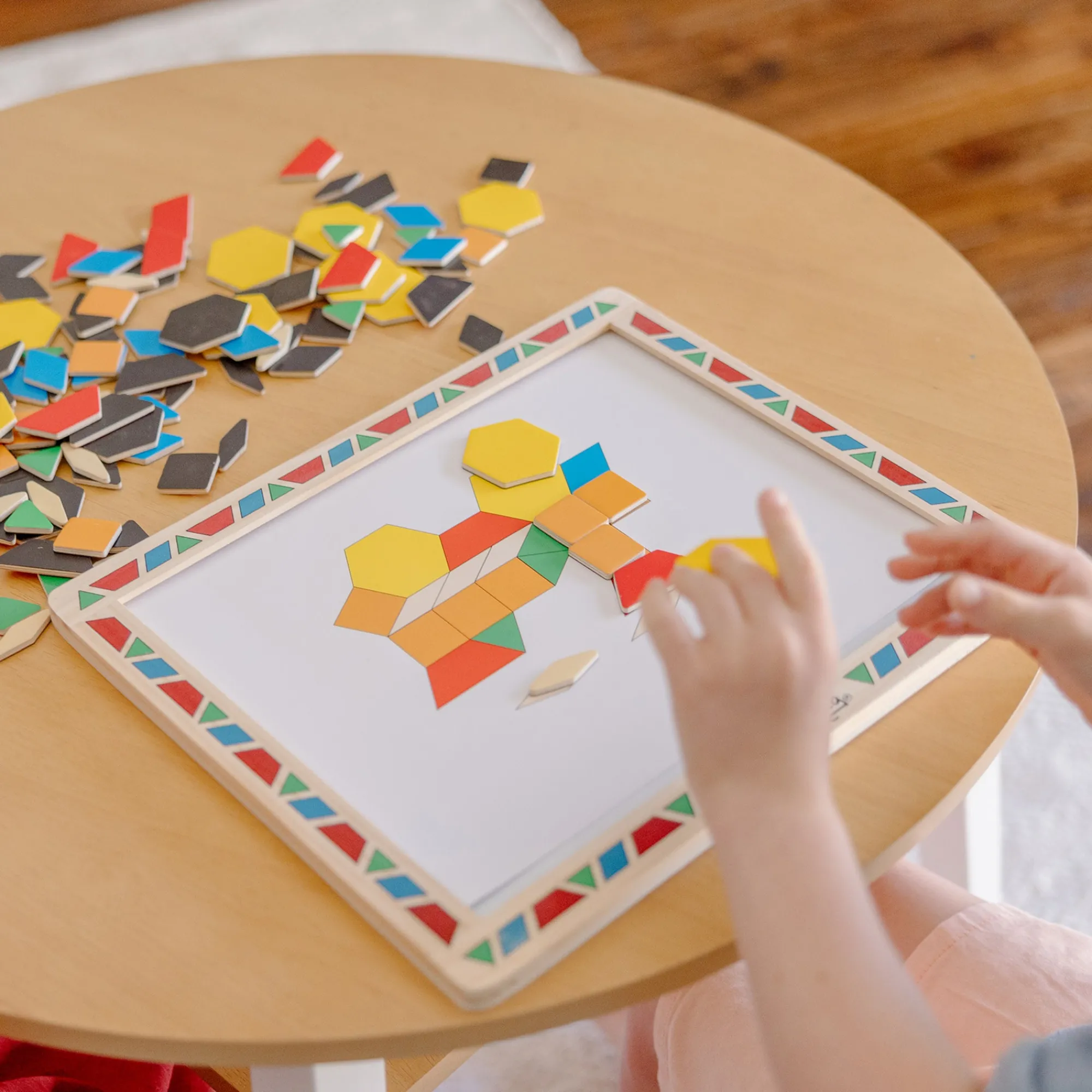 Wooden Magnetic Pattern Block Kit>Melissa & Doug Online
