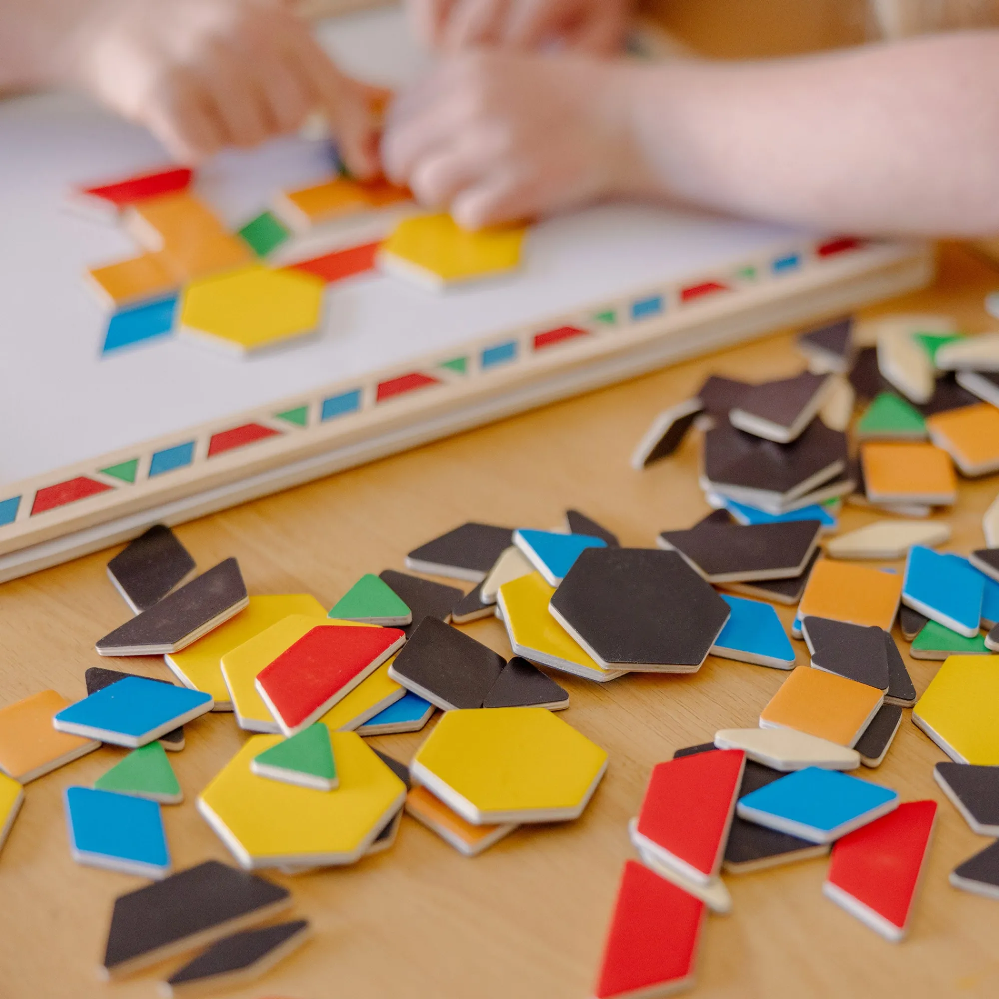Wooden Magnetic Pattern Block Kit>Melissa & Doug Online