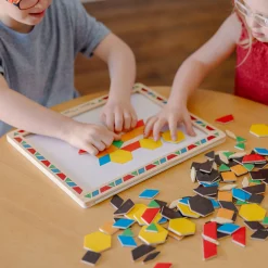 Wooden Magnetic Pattern Block Kit><noscript><img width=