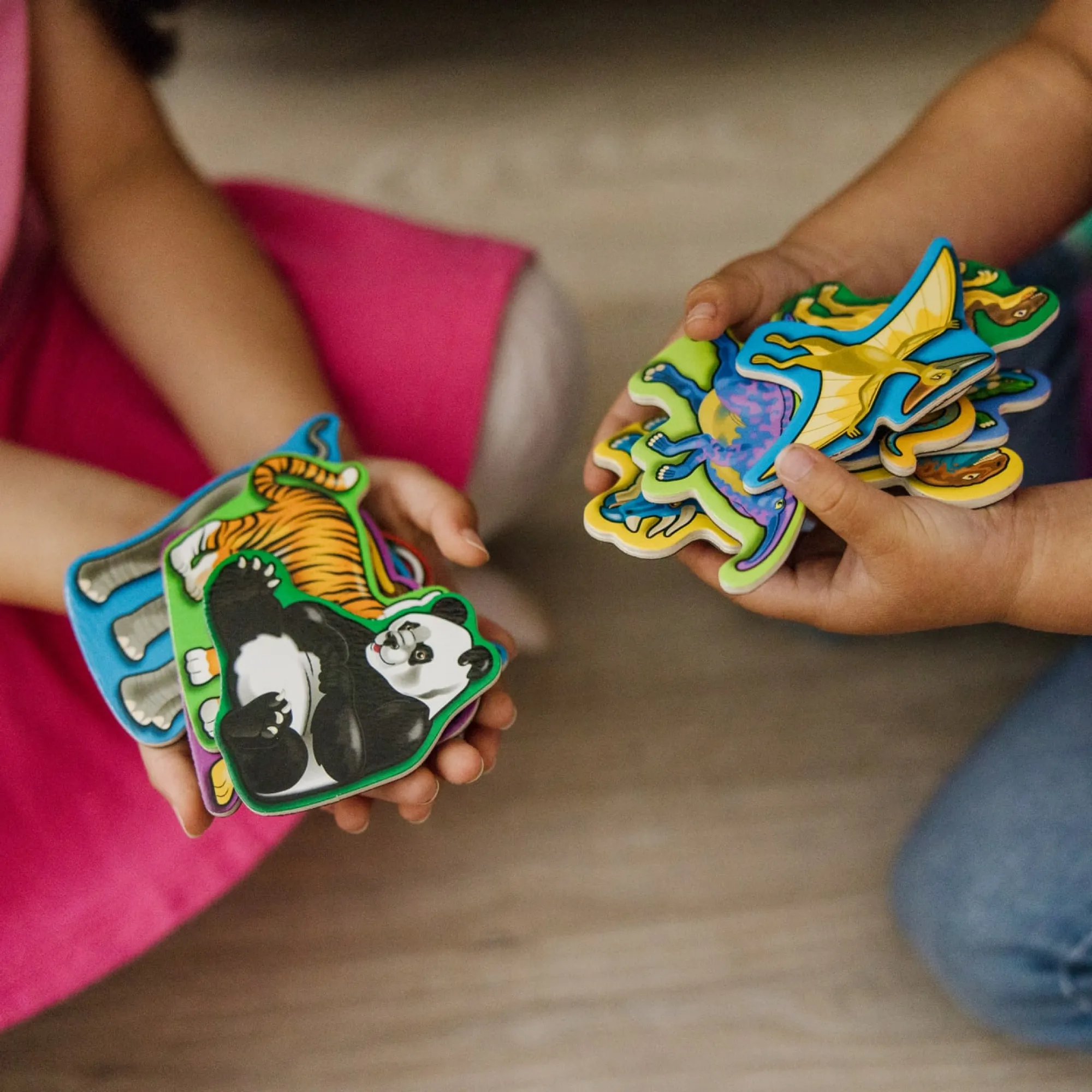 Wooden Magnets Bundle - Animals and Dinosaurs>Melissa & Doug Clearance