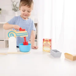 Wooden Make-a-Cake Mixer Set><noscript><img width=