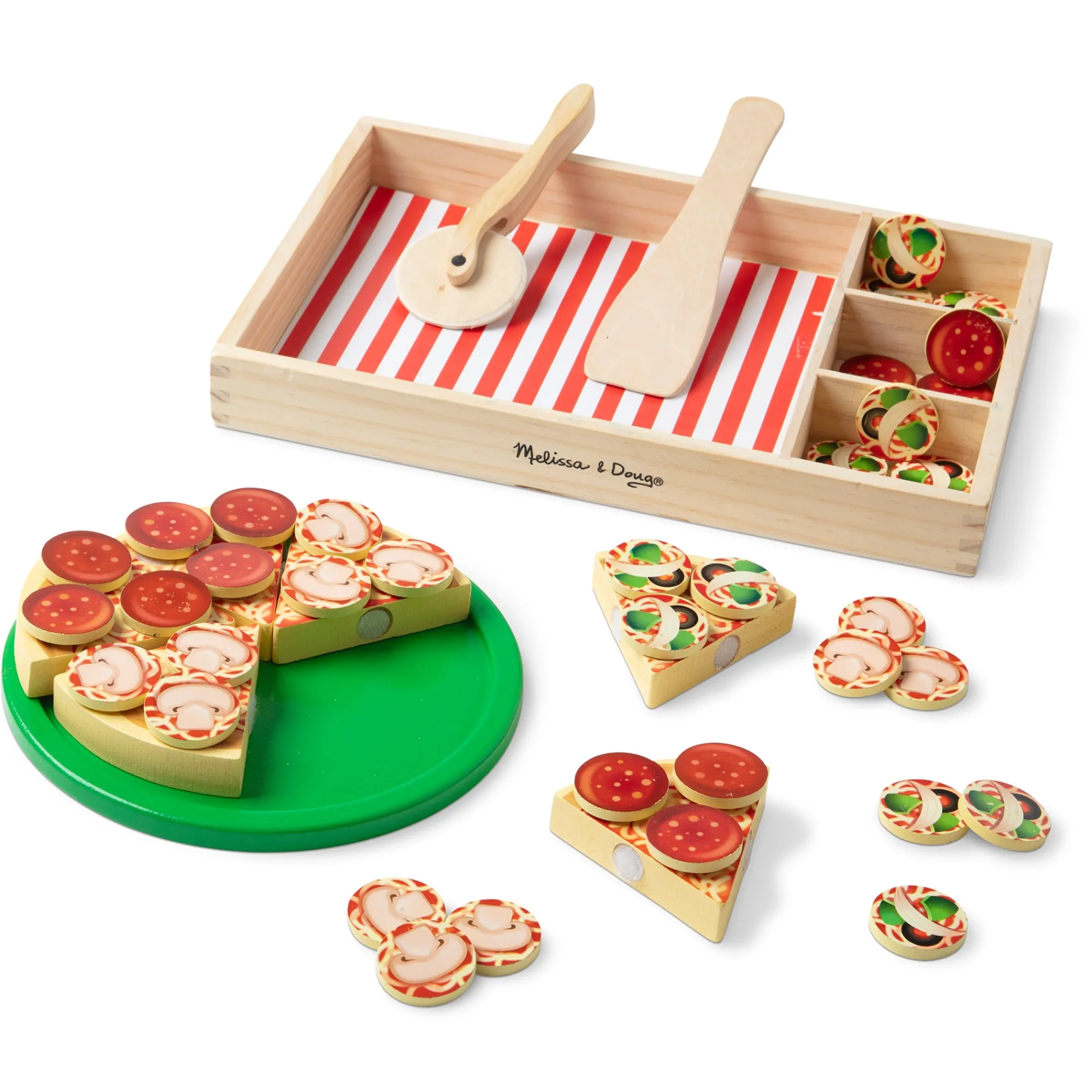 Wooden Pizza Party Play Set>Melissa & Doug Hot
