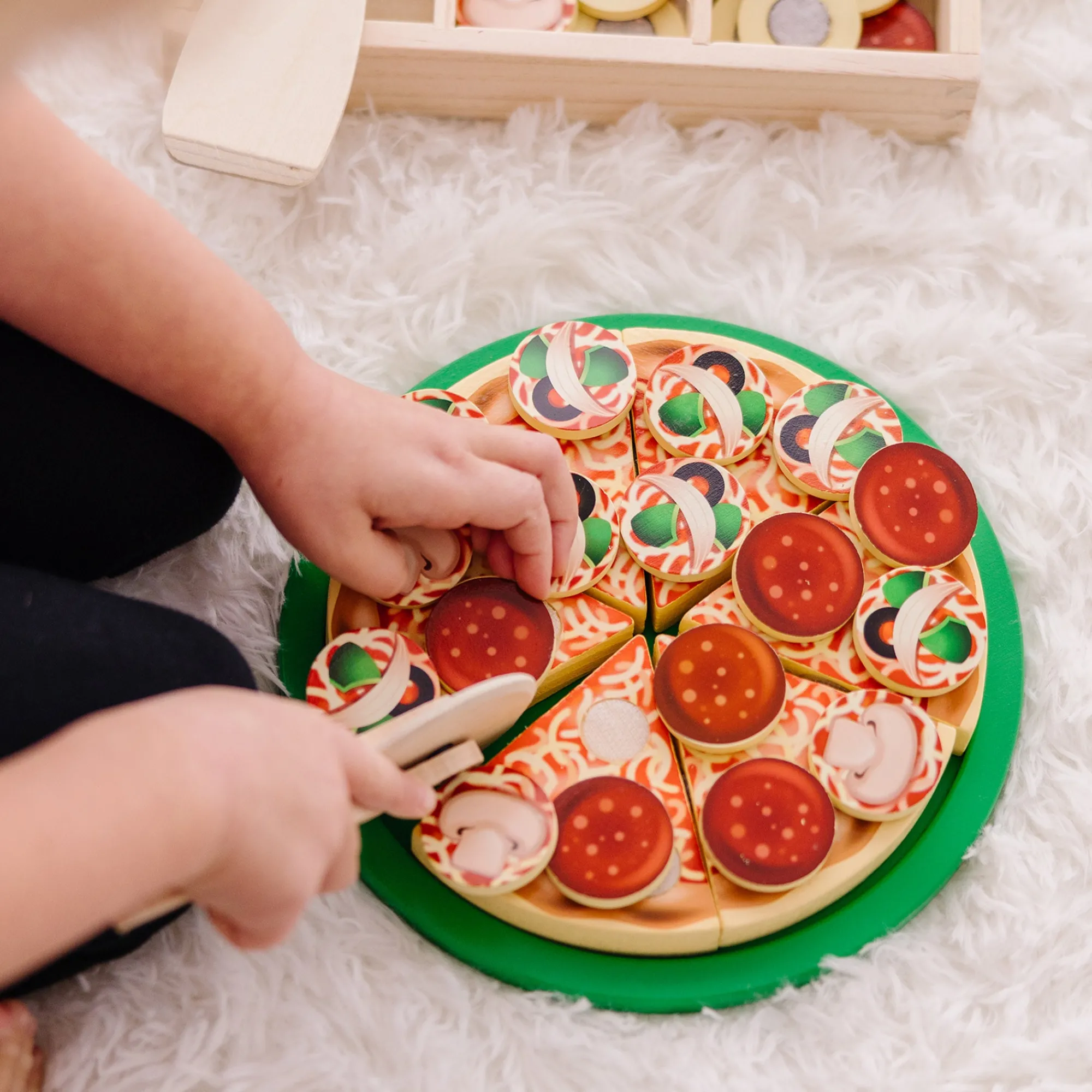 Wooden Pizza Party Play Set>Melissa & Doug Hot