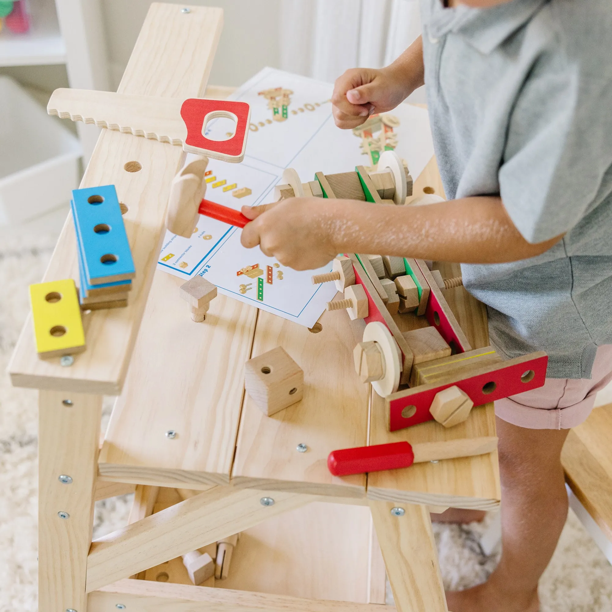 Wooden Project Workbench>Melissa & Doug