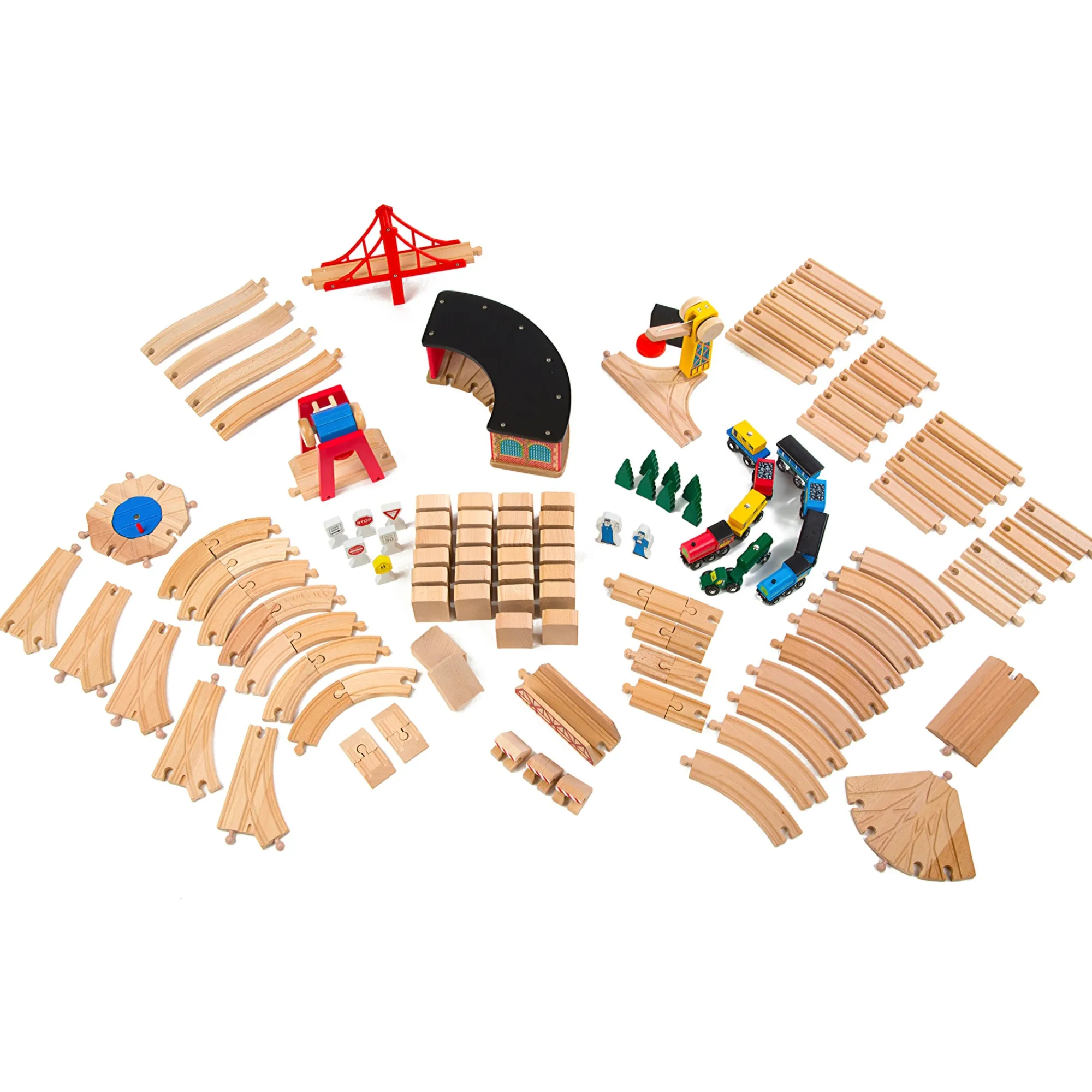 Wooden Railway Set>Melissa & Doug New