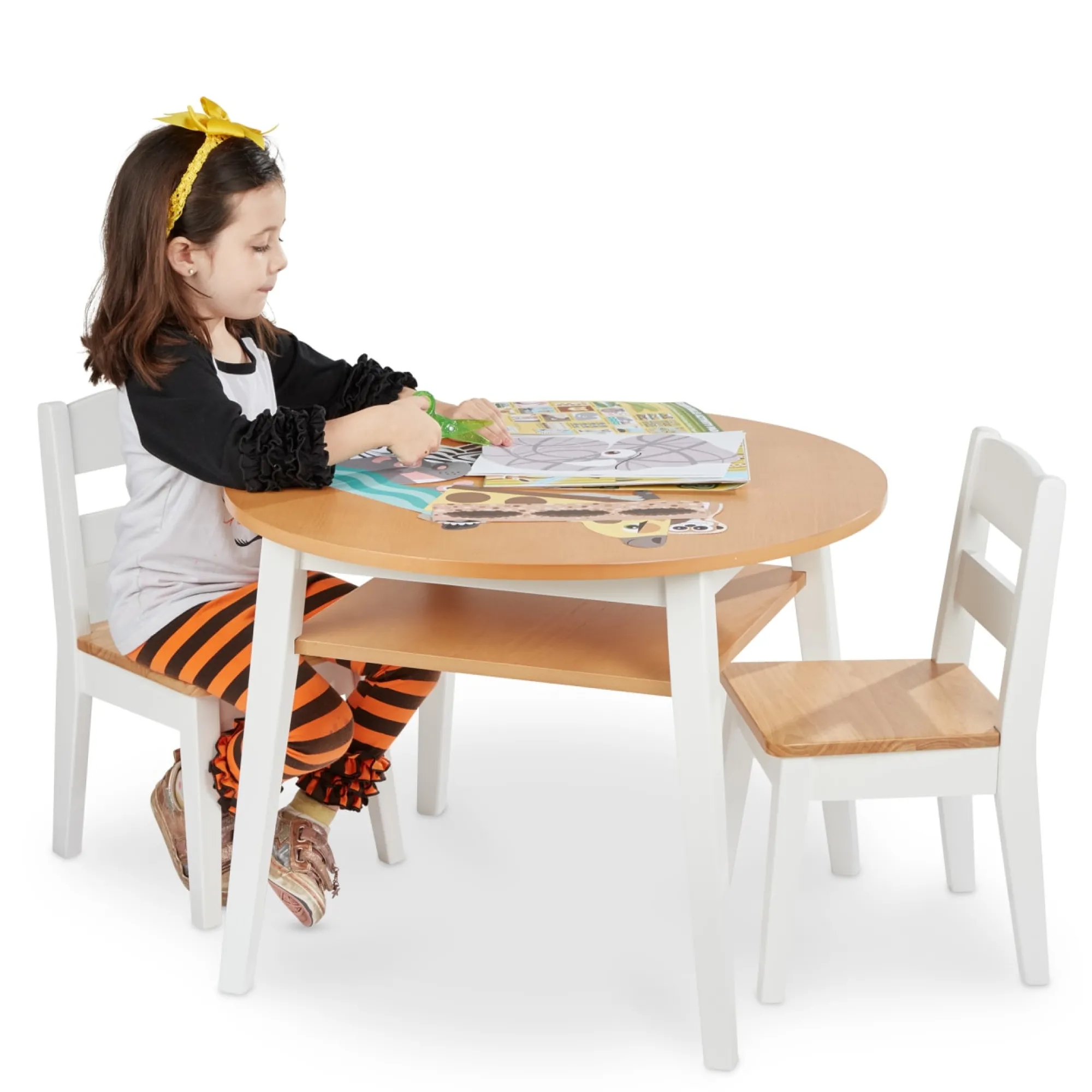 Wooden Round Table & Chairs Set>Melissa & Doug Clearance