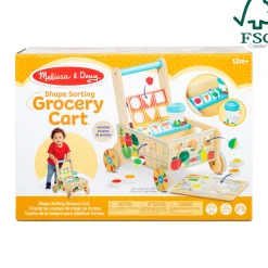 Wooden Shape Sorting Grocery Cart><noscript><img width=