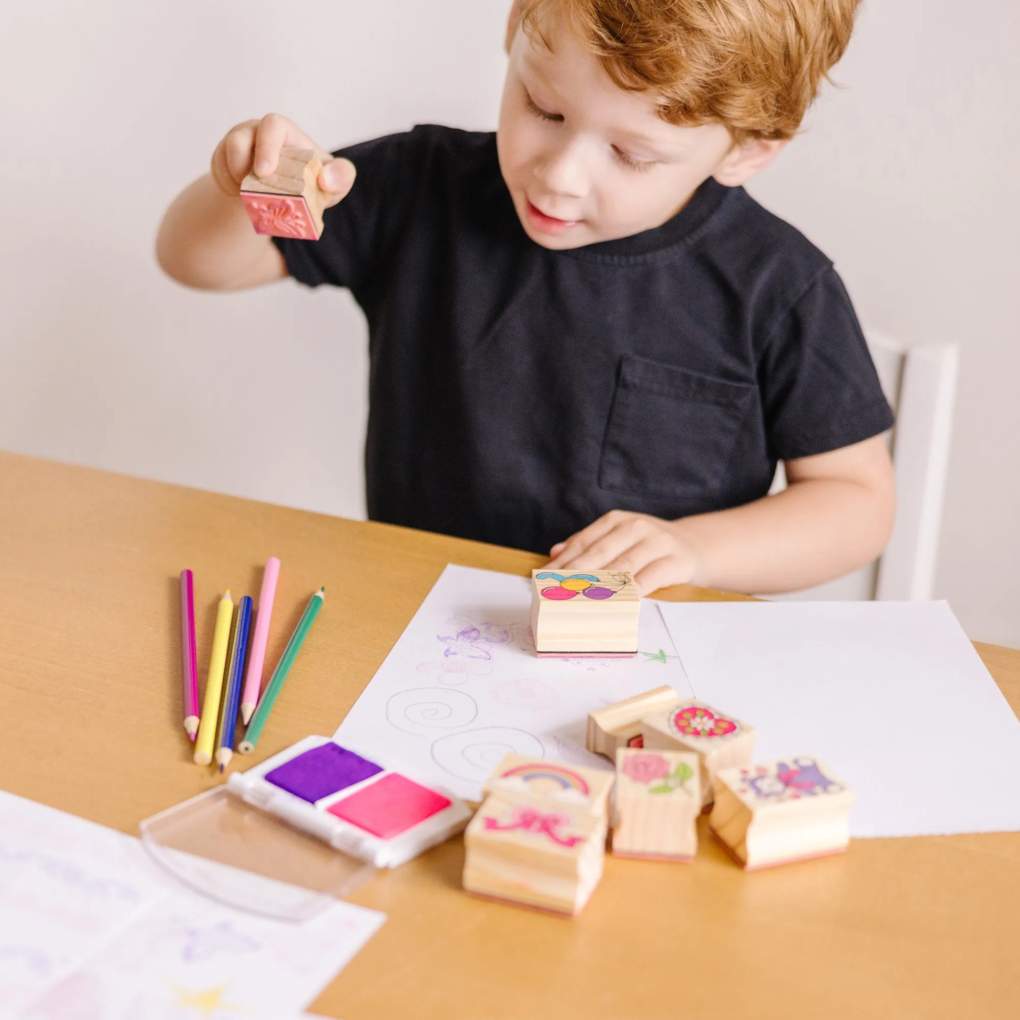 Wooden Stamp Set - Friendship>Melissa & Doug Hot