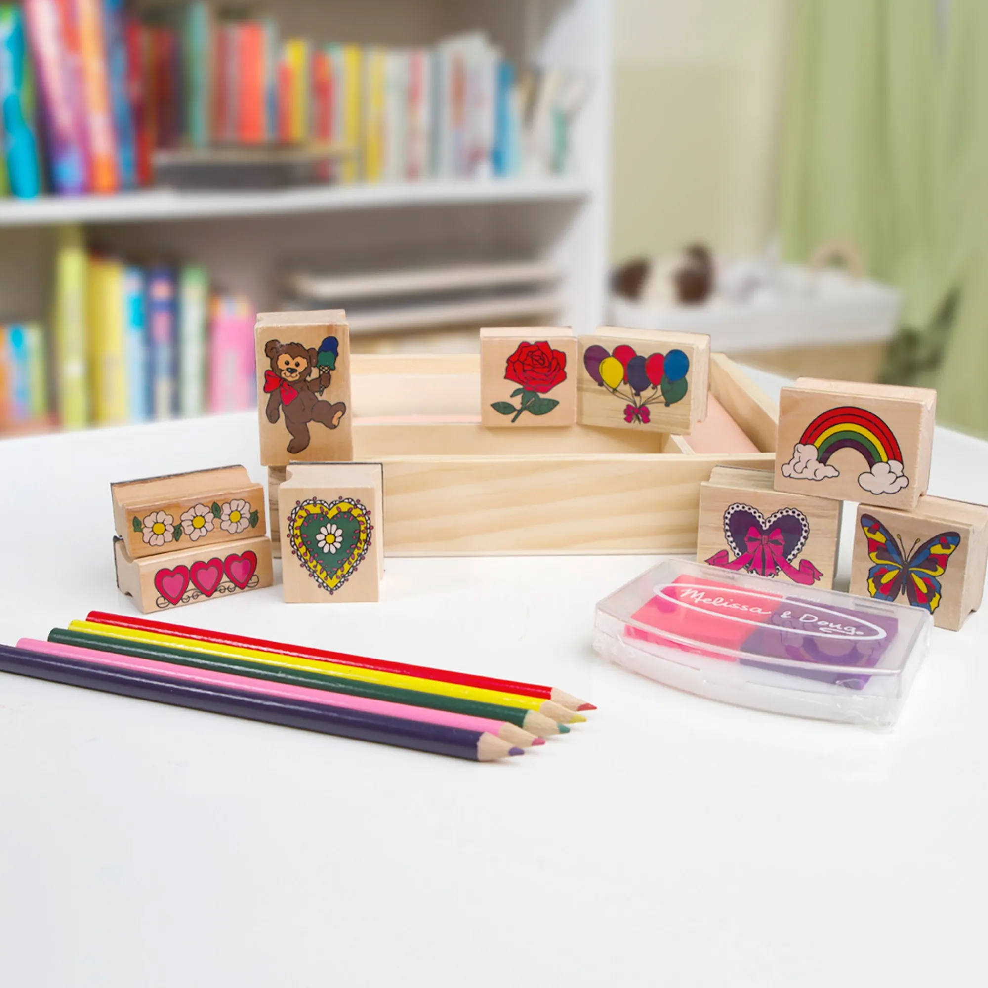 Wooden Stamp Set - Friendship>Melissa & Doug Hot