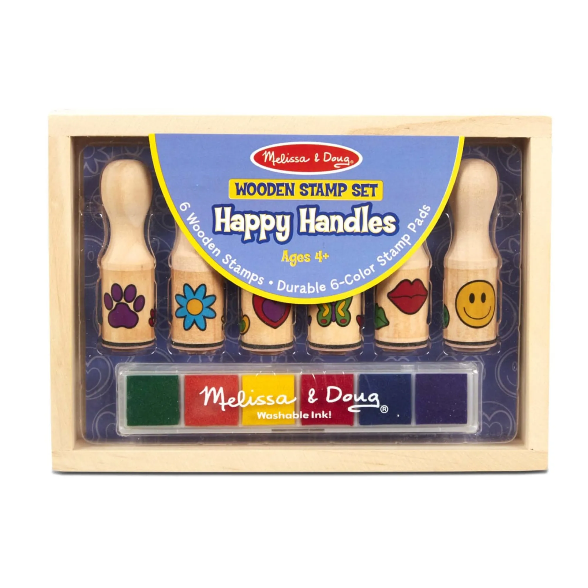 Wooden Stamp Set - Happy Handles>Melissa & Doug Hot