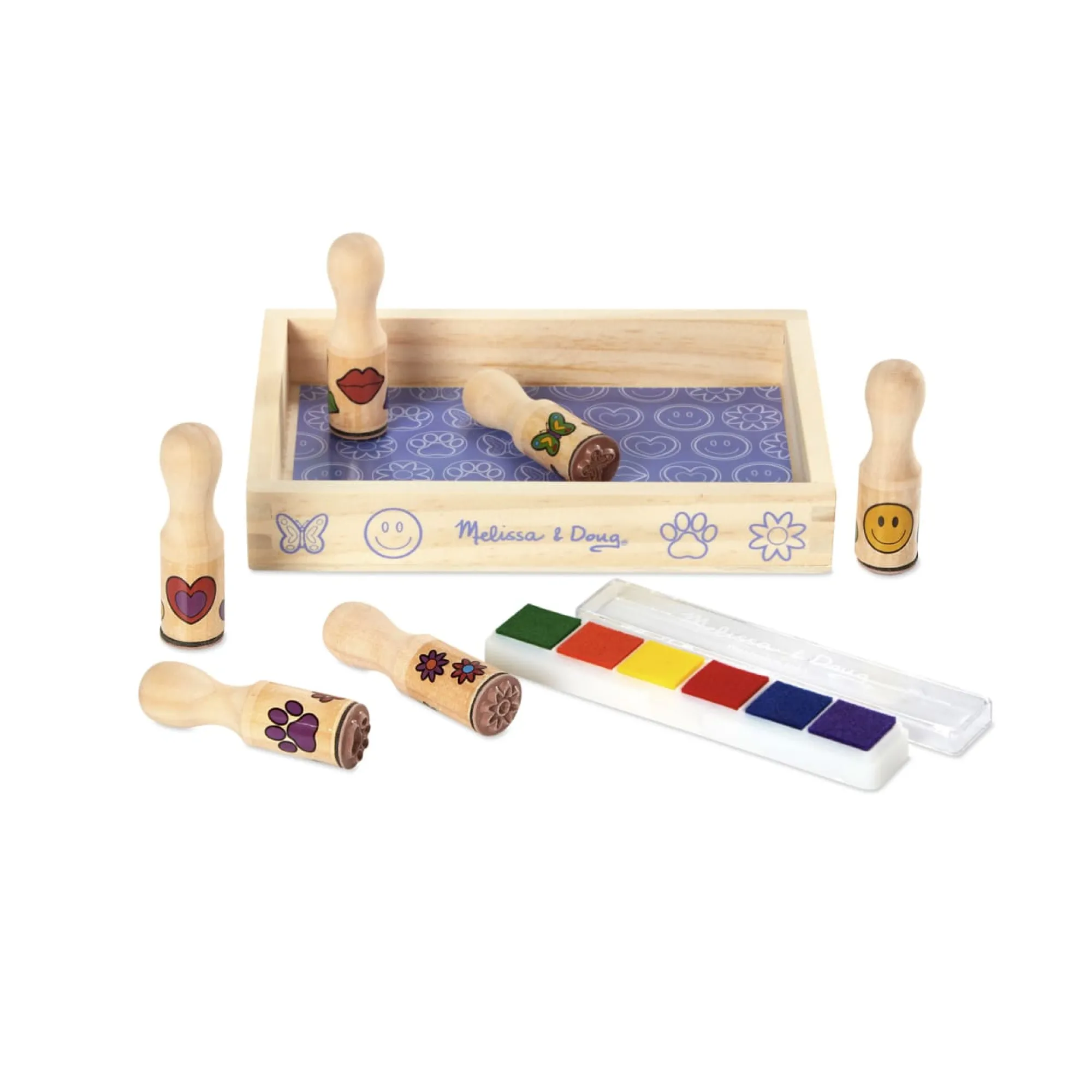 Wooden Stamp Set - Happy Handles>Melissa & Doug Hot
