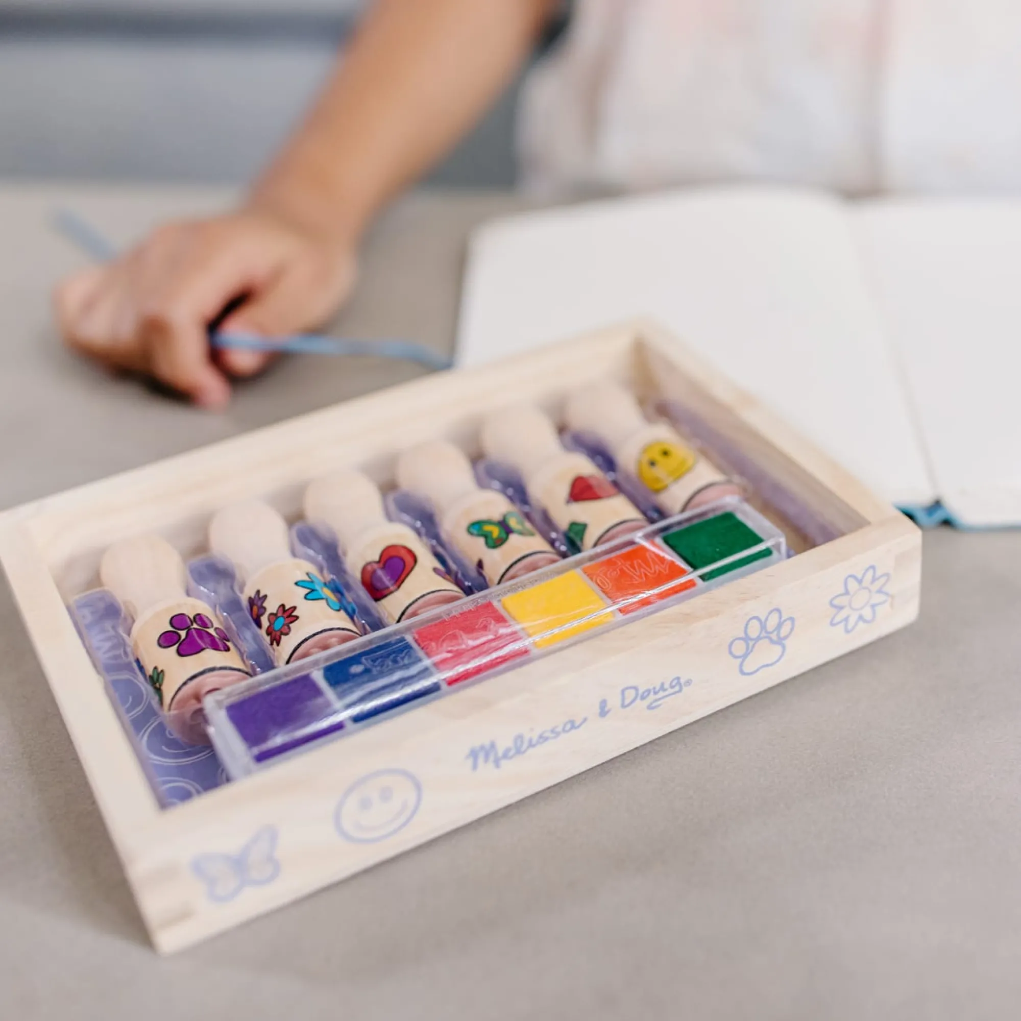 Wooden Stamp Set - Happy Handles>Melissa & Doug Hot