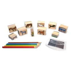 Wooden Stamp Set - Horses><noscript><img width=