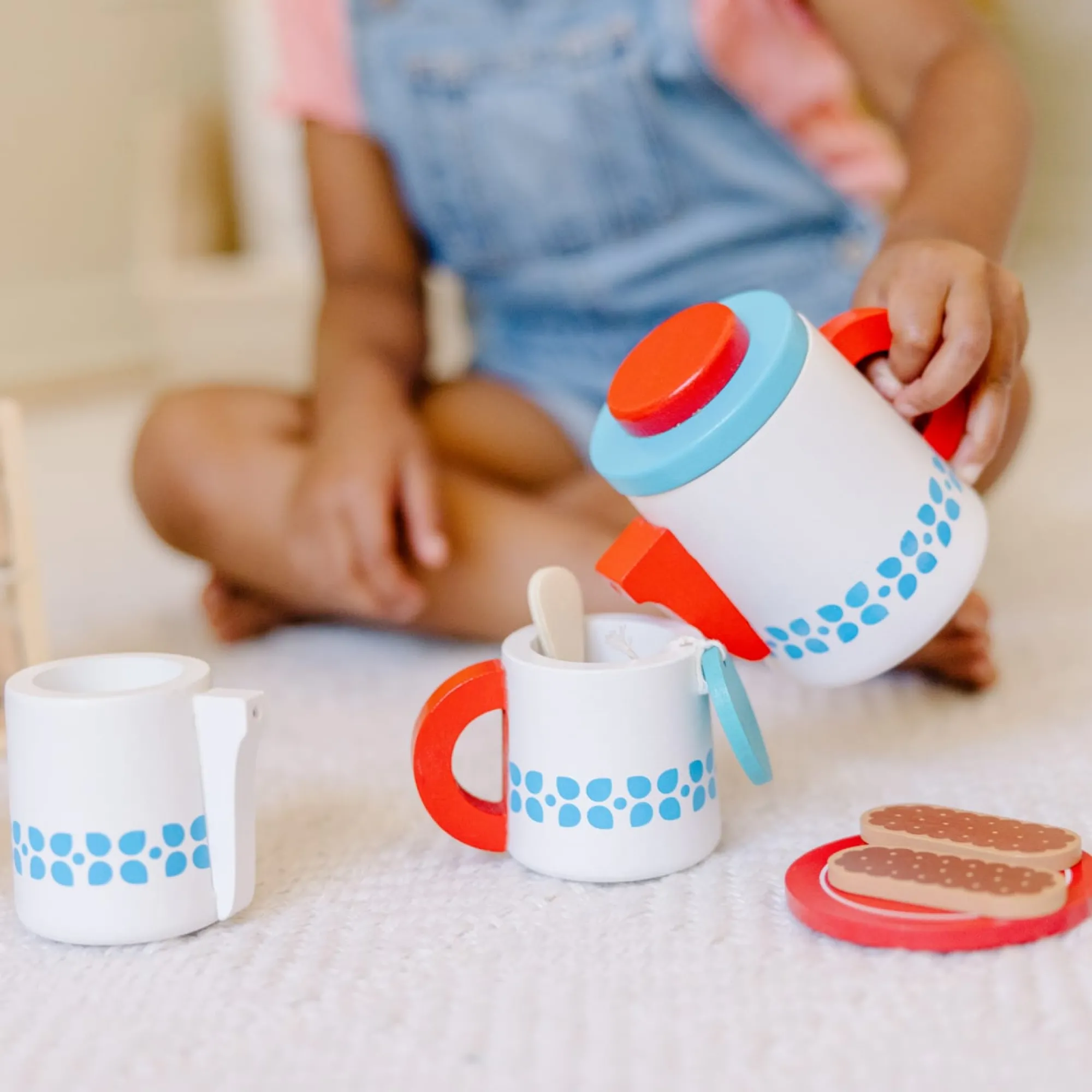 Wooden Steep & Serve Tea Set>Melissa & Doug Clearance