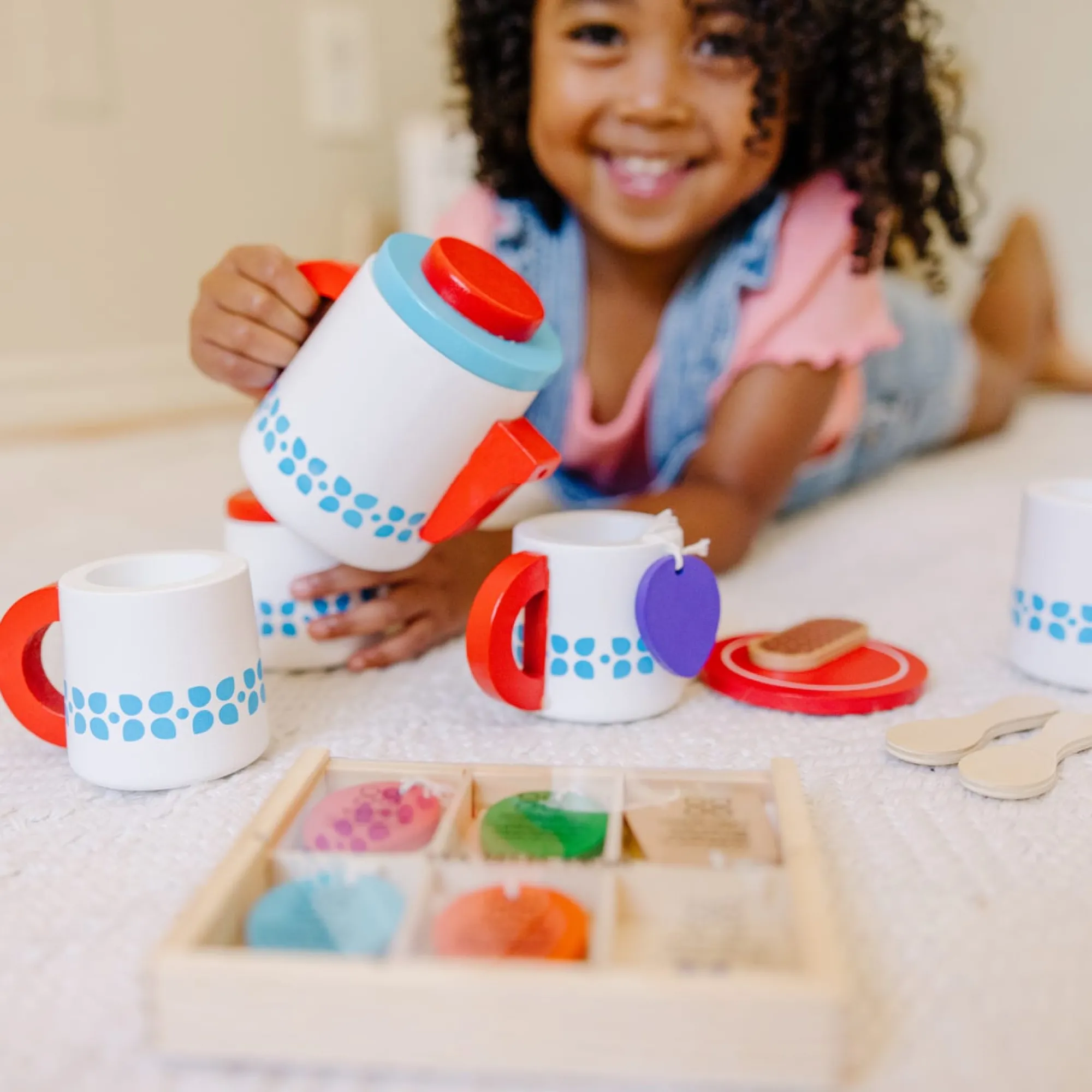 Wooden Steep & Serve Tea Set>Melissa & Doug Clearance