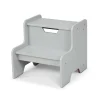 Wooden Step Stool – Gray>Melissa & Doug Sale