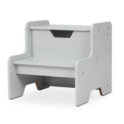 Wooden Step Stool – Gray><noscript><img width=