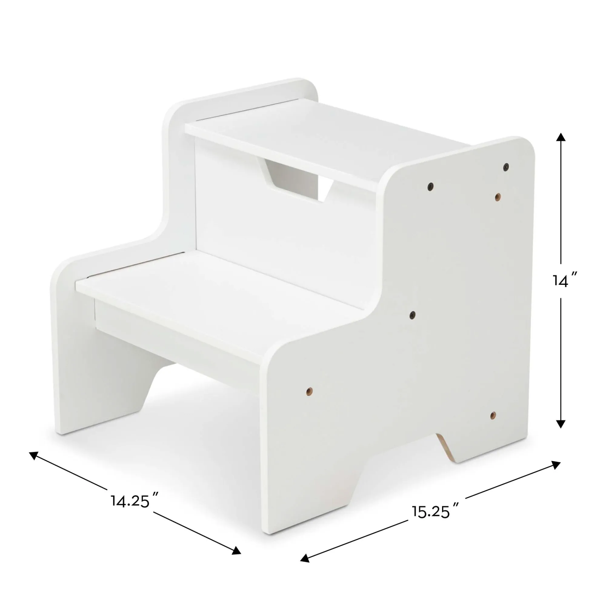 Wooden Step Stool - White>Melissa & Doug Sale