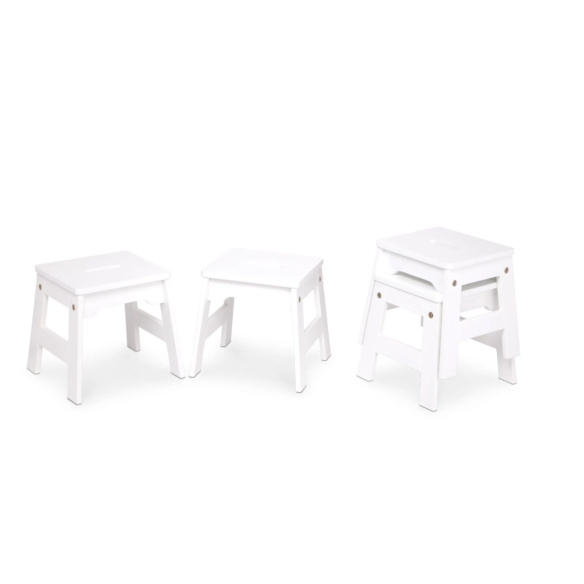 Wooden Stools – Set of 4>Melissa & Doug New