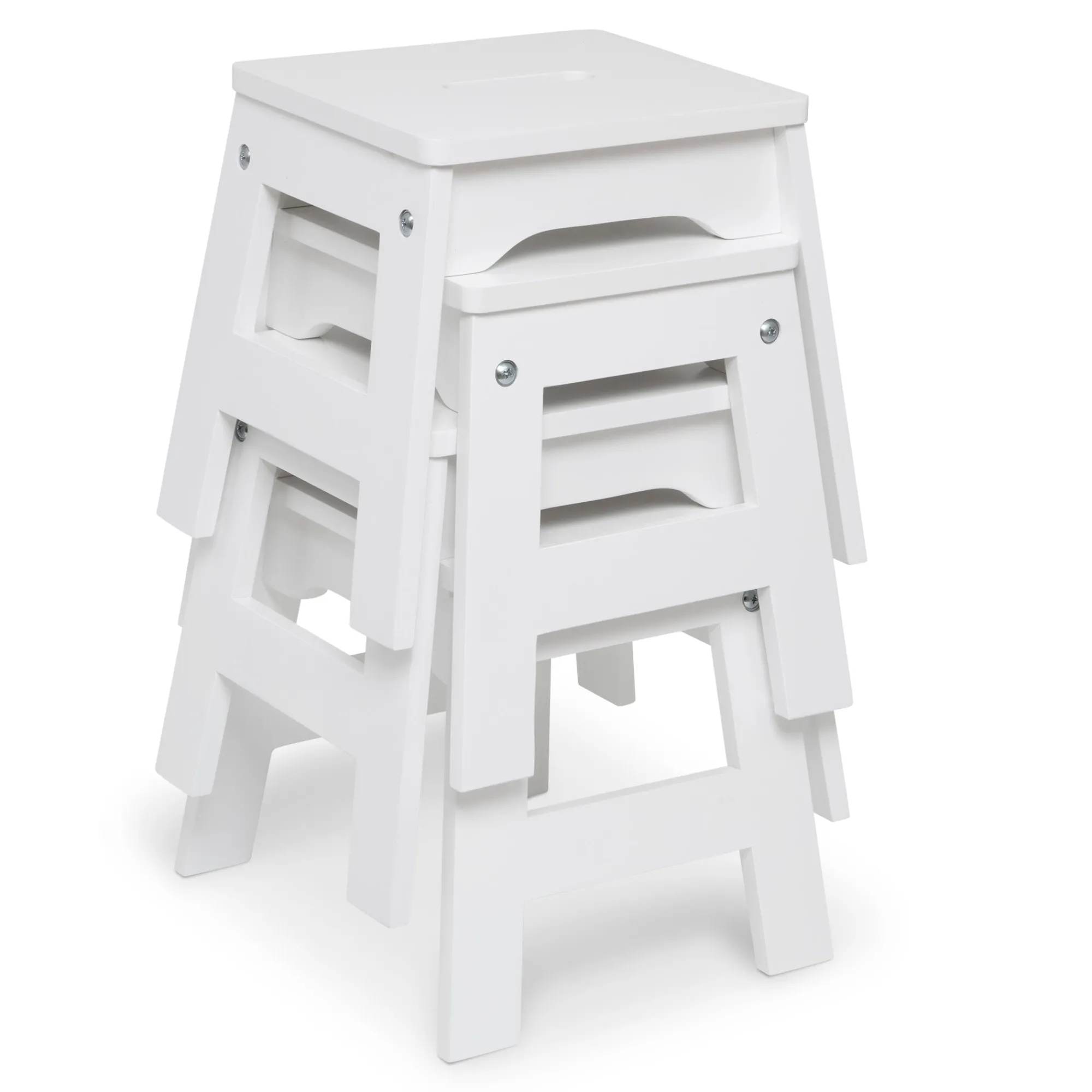 Wooden Stools – Set of 4>Melissa & Doug New