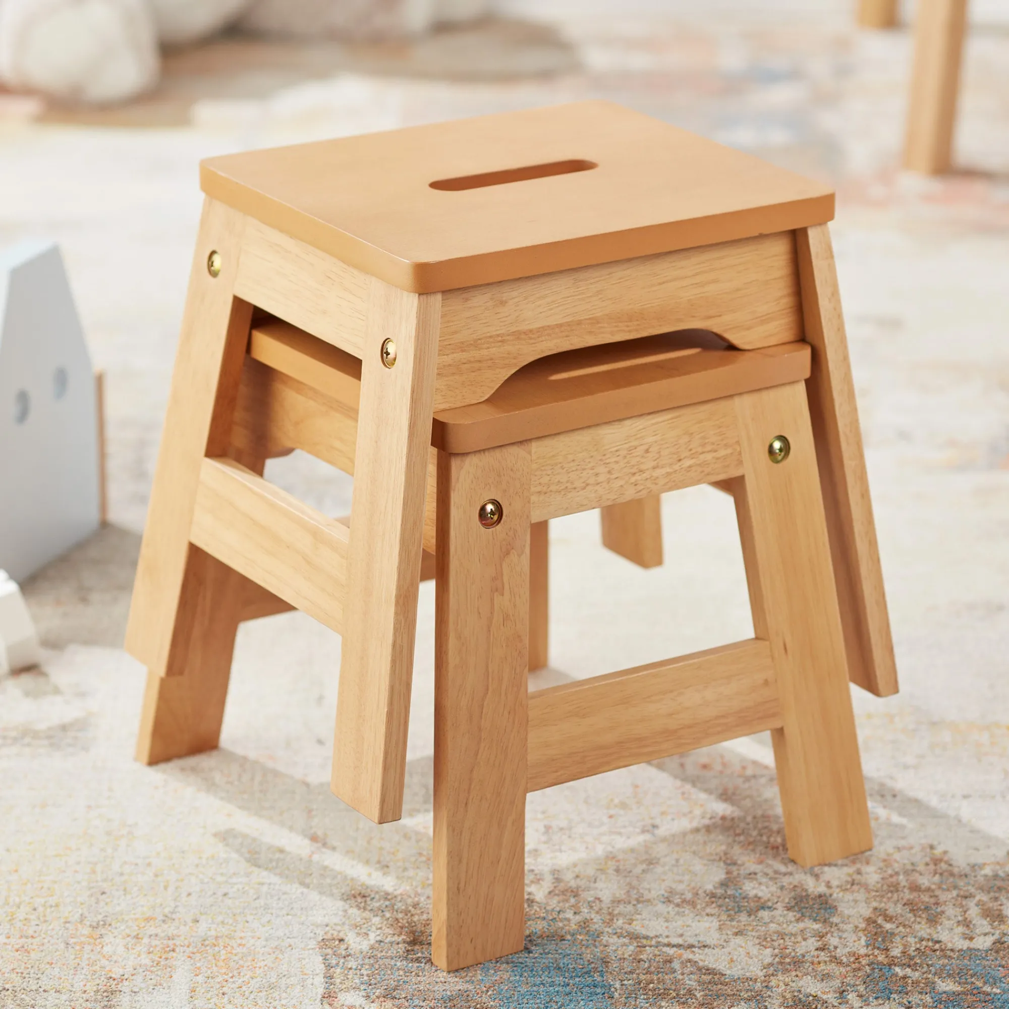 Wooden Stools – Set of 2>Melissa & Doug Clearance