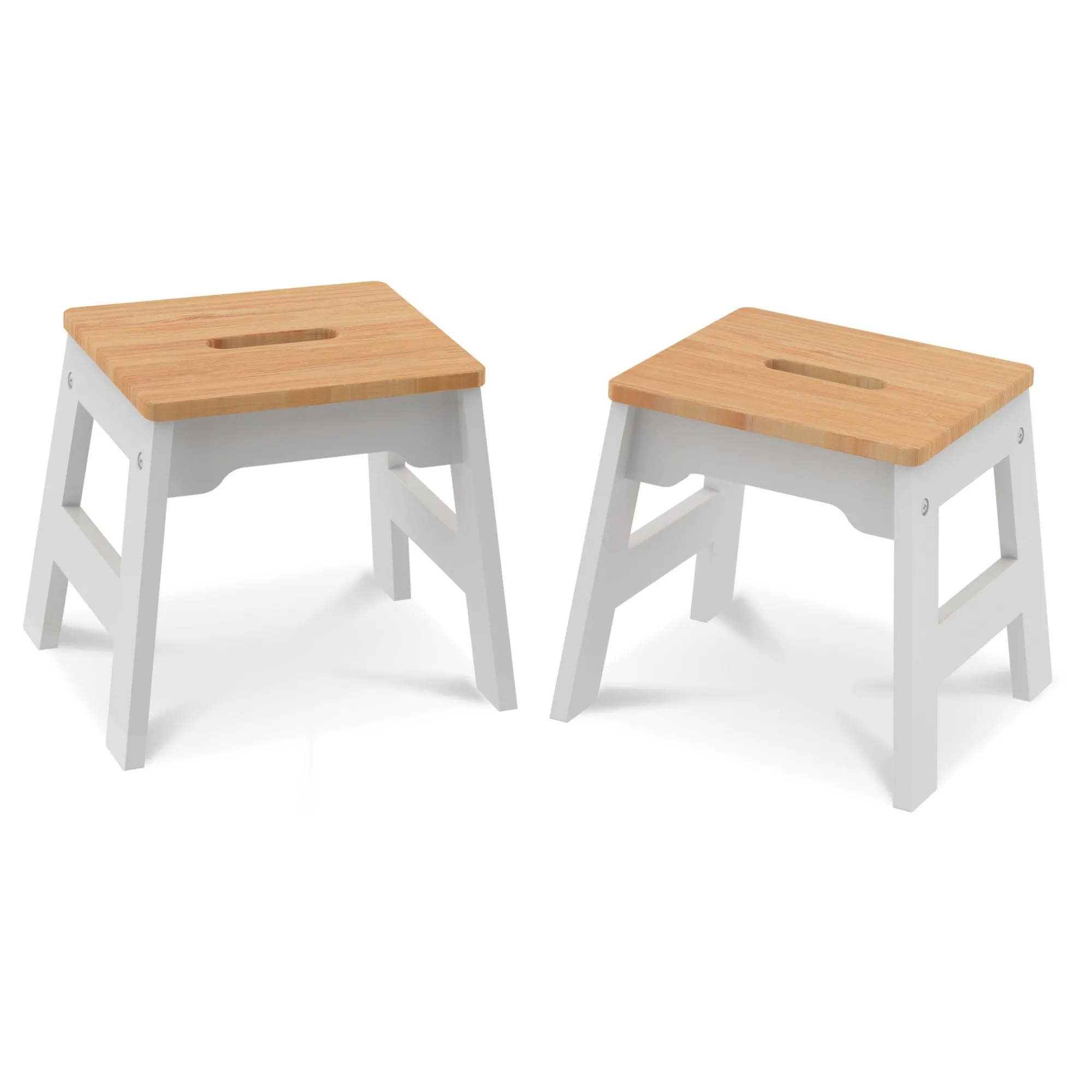 Wooden Stools – Set of 2>Melissa & Doug New