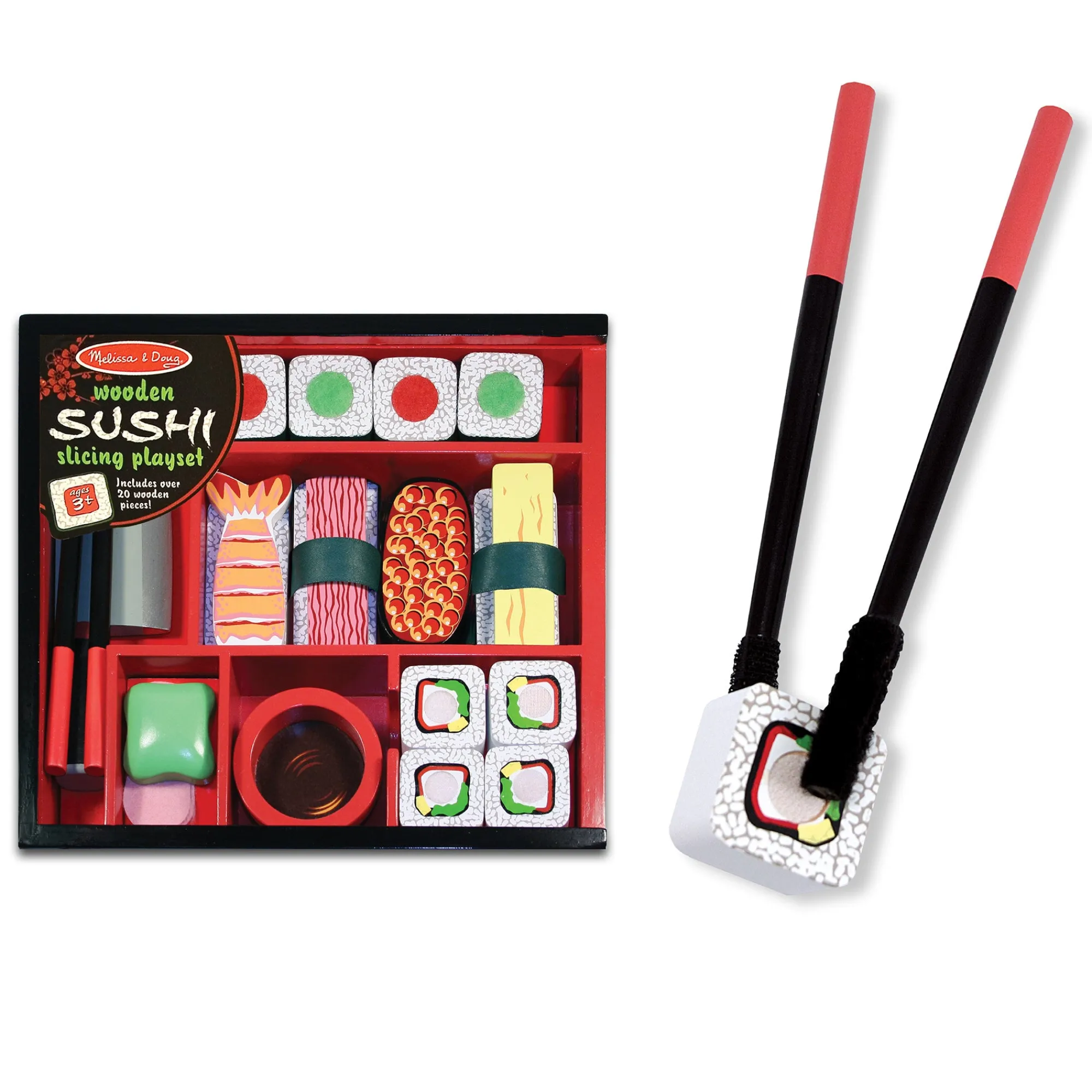 Wooden Sushi Slicing Play Set>Melissa & Doug Outlet
