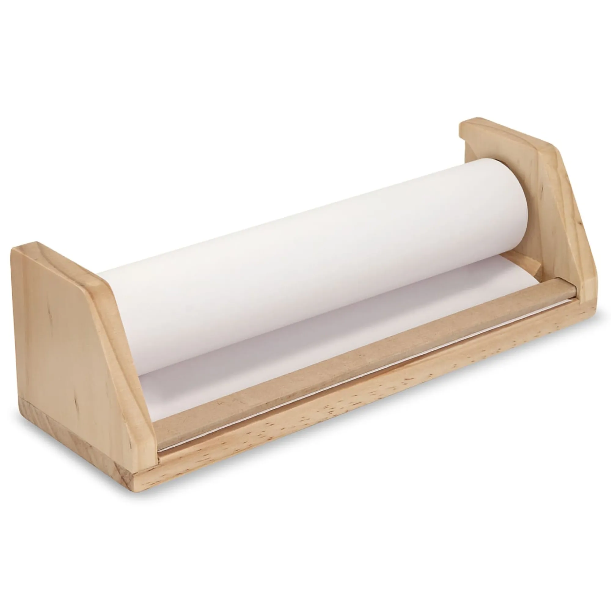 Wooden Tabletop Paper Roll Dispenser>Melissa & Doug New