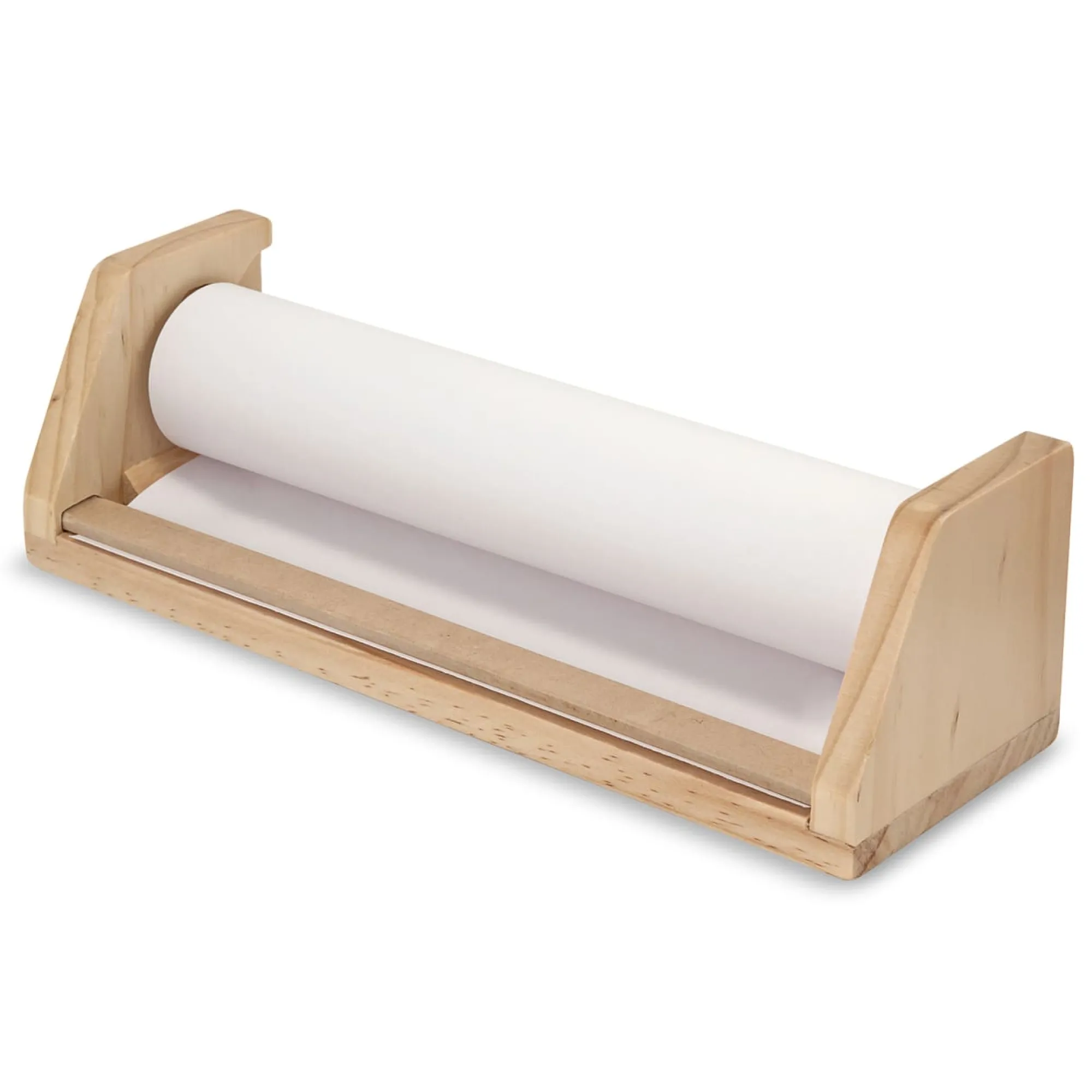Wooden Tabletop Paper Roll Dispenser>Melissa & Doug New