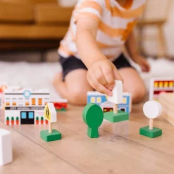 Wooden Town Play Set><noscript><img width=