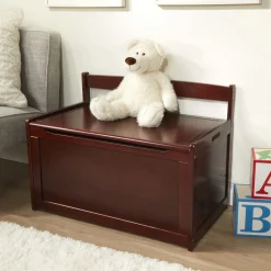 Wooden Toy Chest (Espresso)><noscript><img width=