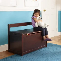 Wooden Toy Chest (Espresso)><noscript><img width=