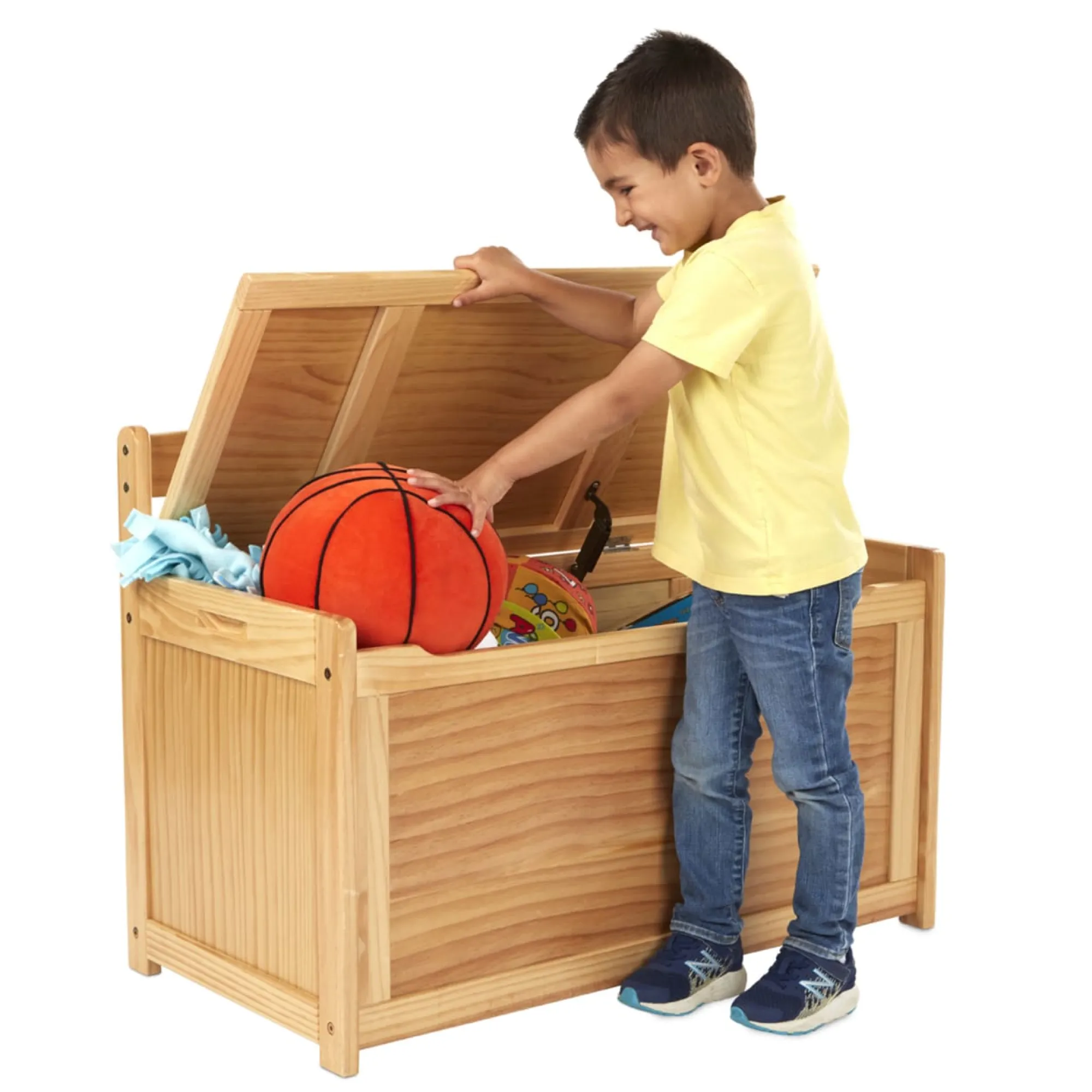 Wooden Toy Chest (Honey)>Melissa & Doug Best