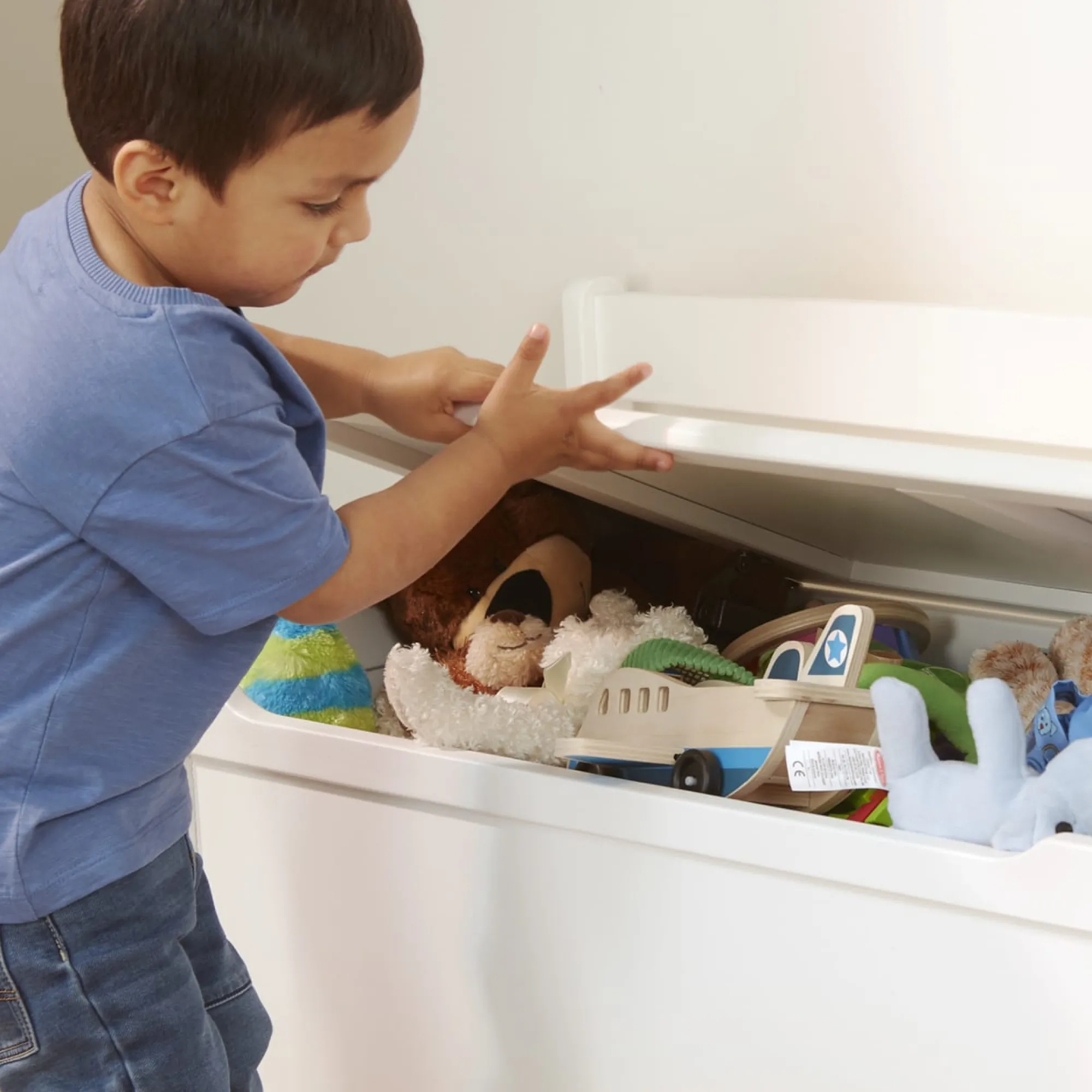 Wooden Toy Chest (White)>Melissa & Doug Best