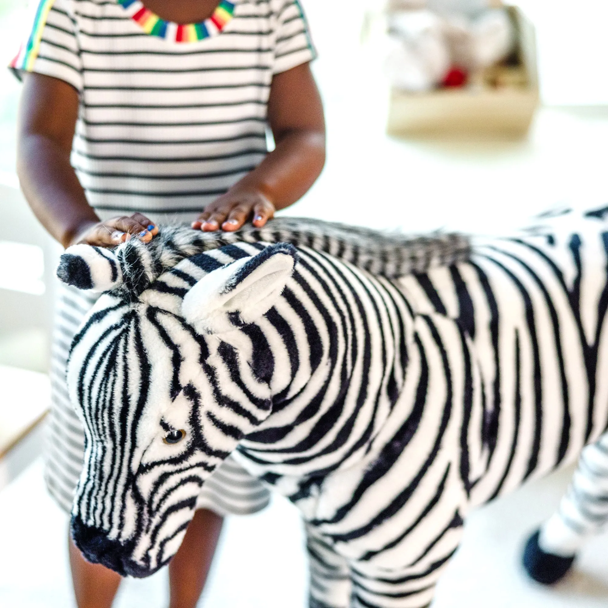 Zebra Lifelike Plush Stuffed Animal>Melissa & Doug Online