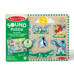 Zoo Animals Sound Puzzle - 8 Pieces>Melissa & Doug Online