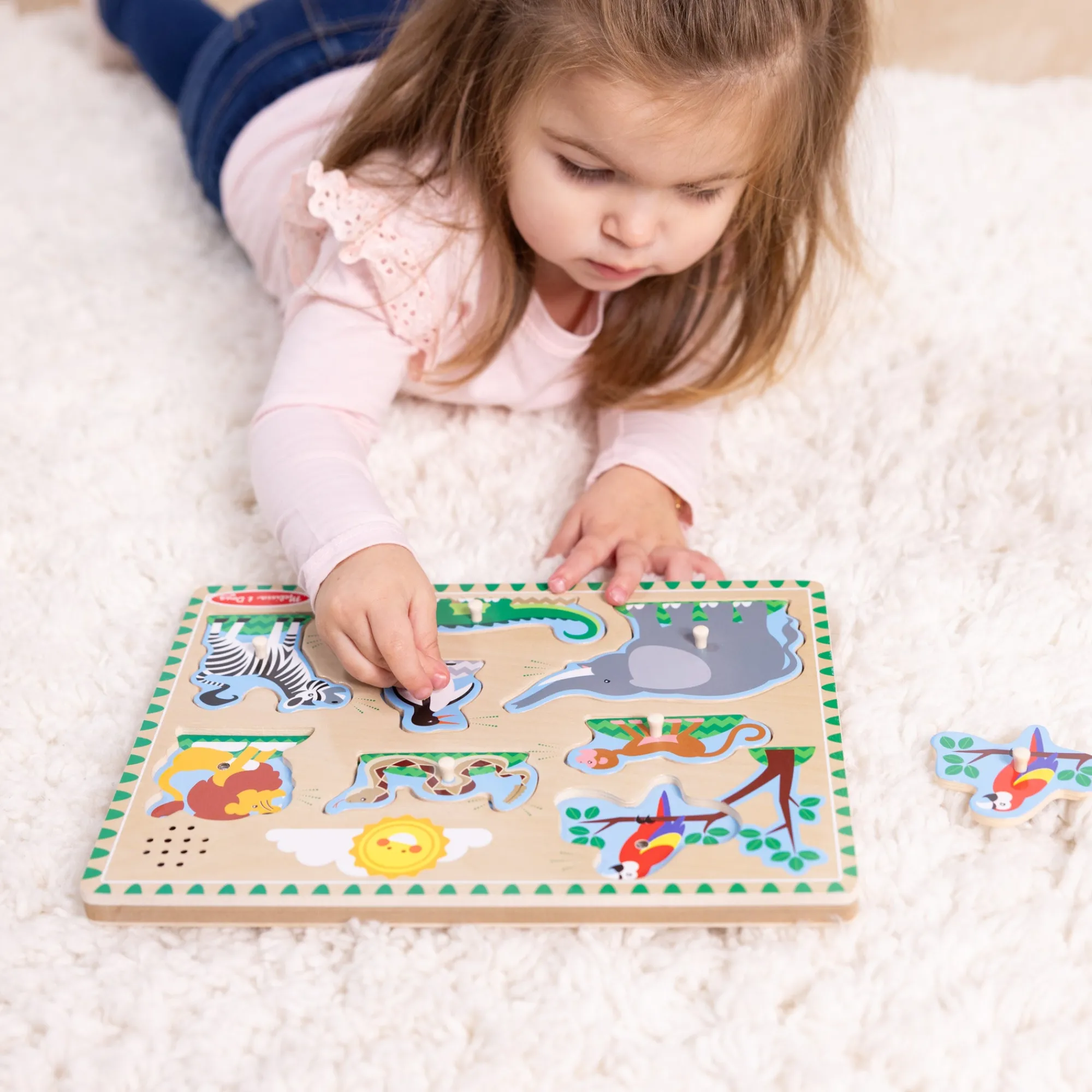 Zoo Animals Sound Puzzle - 8 Pieces>Melissa & Doug Online