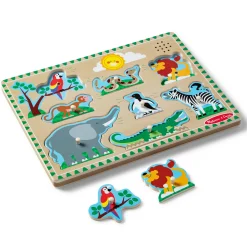 Zoo Animals Sound Puzzle - 8 Pieces><noscript><img width=
