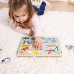 Zoo Animals Sound Puzzle - 8 Pieces><noscript><img width=