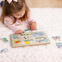 Zoo Animals Sound Puzzle - 8 Pieces><noscript><img width=