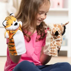 Zoo Friends Hand Puppets>Melissa & Doug New